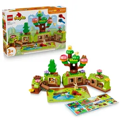 LEGO DUPLO 10480 Wald mit wilden Tieren, Bauspielzeug, Geschenkidee für Kleinkinder
