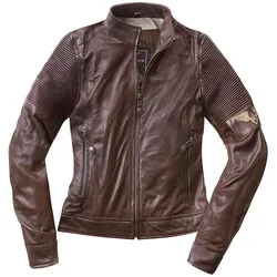 Black-Cafe London Amol Damen Motorrad Lederjacke M