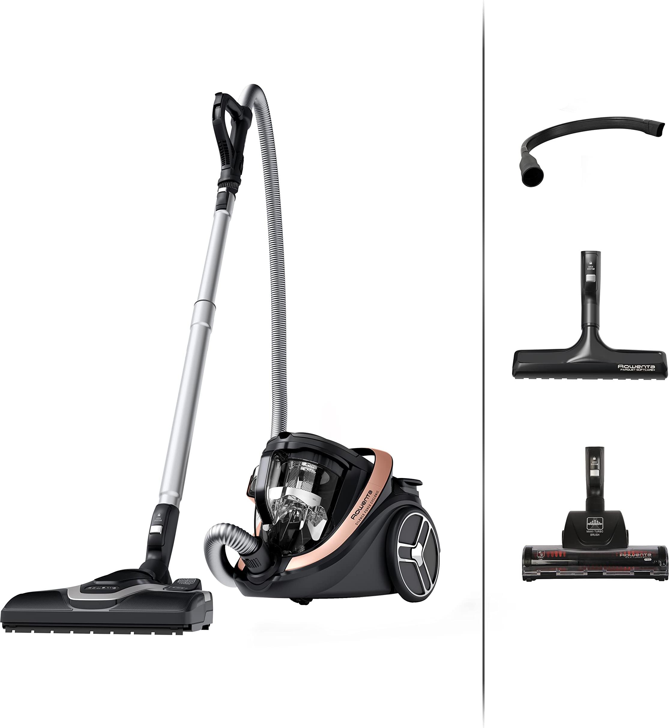 Rowenta Silence Force RO7954, 500 W, Zylinder-Vakuum, Trocken, Beutellos, 2,5 l, HEPA