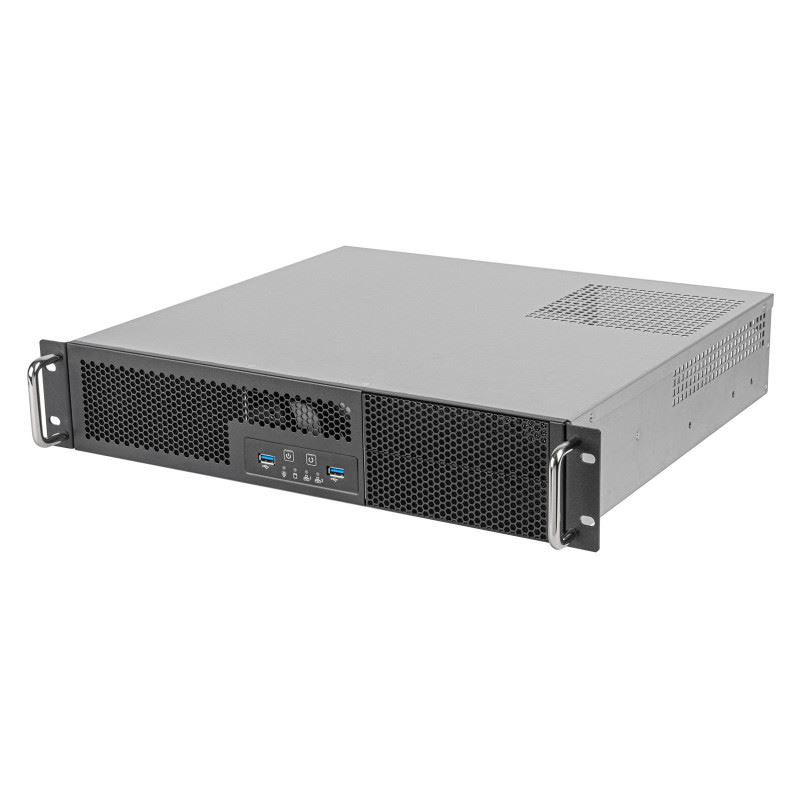 Silverstone SST-RM23-502-MINI - Rackmount Server Gehäuse, 2U, Micro-ATX - schwarz