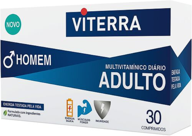 Viterra Homem 30 Comprimidos