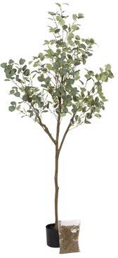 Kate and Laurel Eudora Faux Eucalyptus Tree