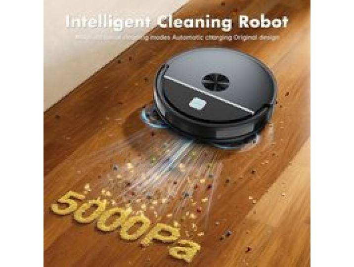 OMESER 5000Pa Aspirateur-balai robotisé à aspiration puissante commande intelligente robot nettoyeur domestique