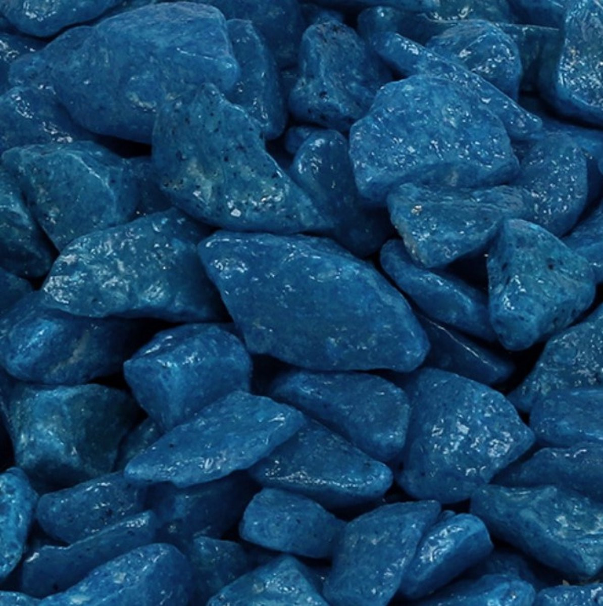 Decorustiek Decoratie steentjes Blauw Granulaat 1 kg