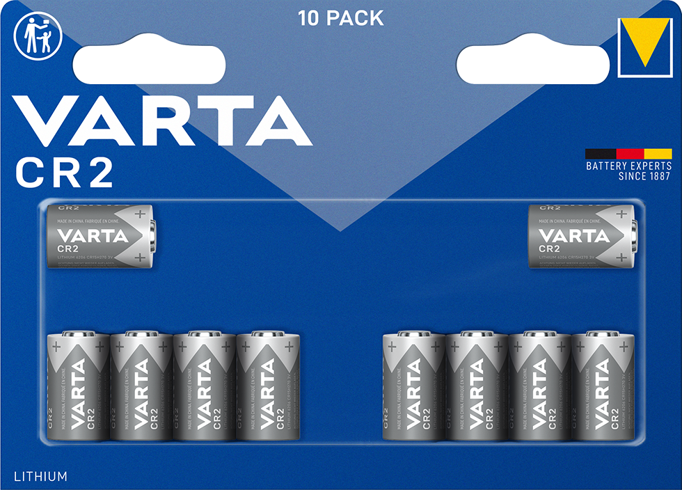 Varta CR2 Lithium Batteries   10 Pack