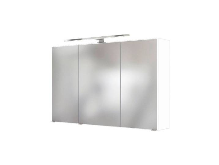 Spiegelschrank Florida in Weiß mit LED