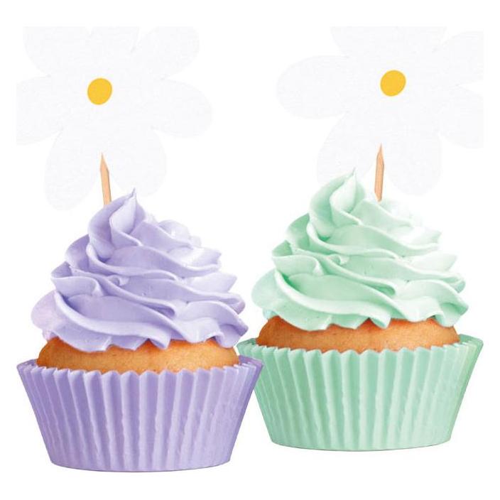 Globos Europe Gänseblümchen-Kuchenpicker - 12 Stück. (70727482)