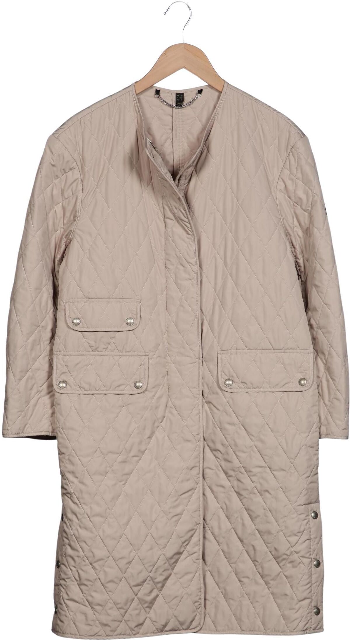 Belstaff Damen Mantel, Beige, Gr. S (UK 8), Synthetik - Second Hand