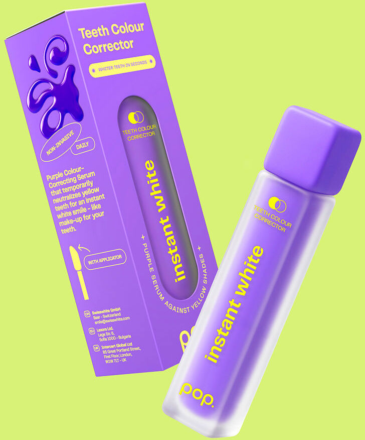 Pop. Teeth Color Corrector siero sbiancante istantaneo 10 ml
