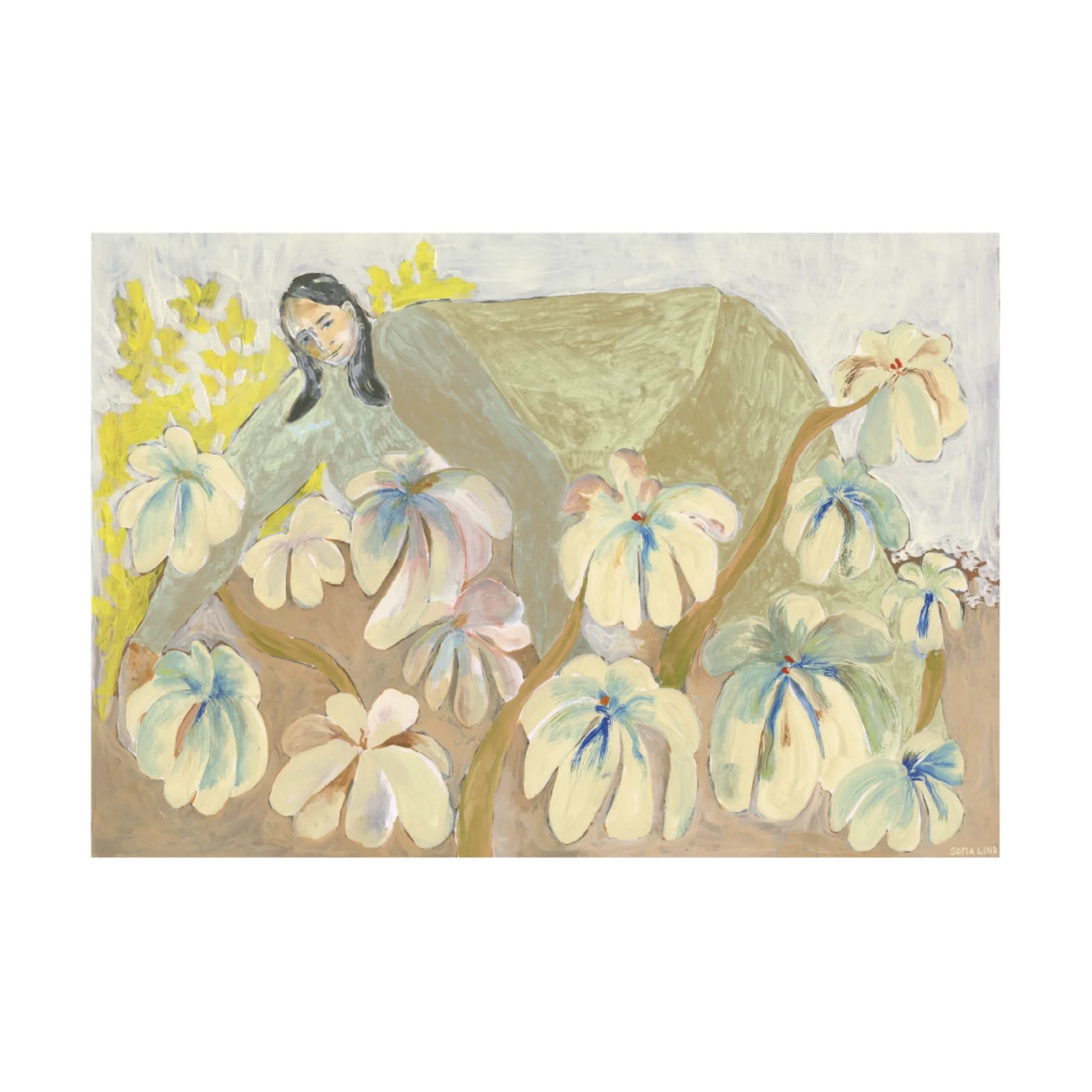 Fine Little Day Rose Garden Poster B/D: 50 x 70 cm