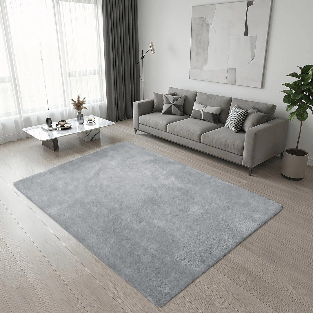Latitude Vive Rectangle Washable Area Rug GREY Rectangle 160 x 230 cm