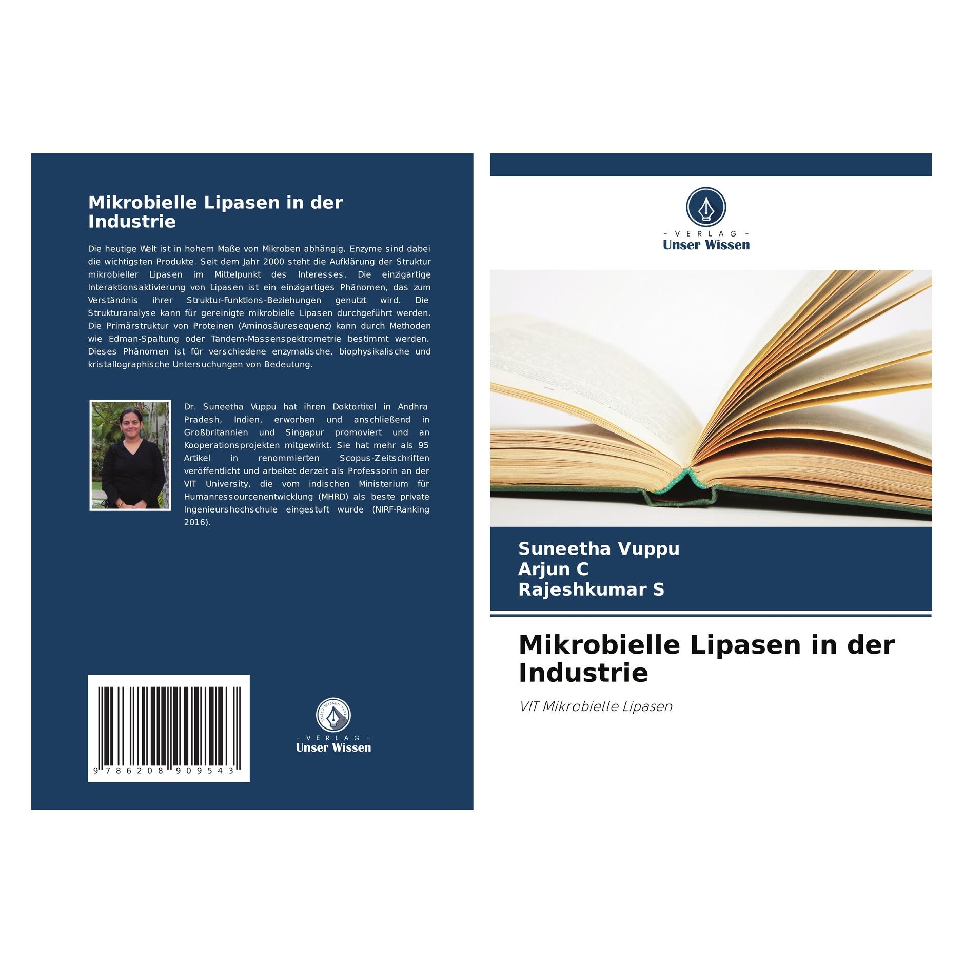 Umbreit Mikrobielle Lipasen in der Industrie (Deutsch, Softcover, Arjun C, Rajeshkumar S, Suneetha Vuppu) (63627248)