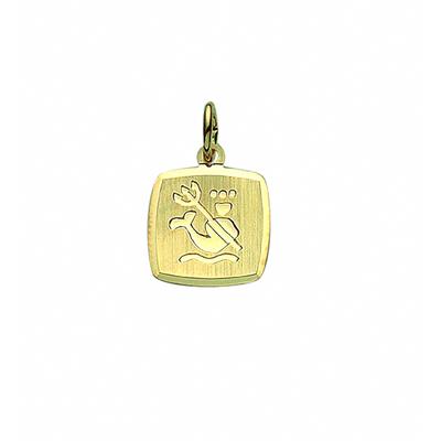 Sternzeichenanhänger ADELIA´S "Sternzeichen Anhänger Wassermann 333 Gold ( 8K )", gold, Schmuckanhänger, Herren, Wassermann, Gold, Goldanhänger Wassermann
