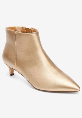 Women's The Meredith Bootie by Comfortview in Gold (Size 7 M)