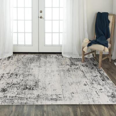 Alora Decor Orchid Transitional Ivory Polyester Area Rug