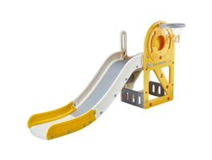 VEVOR Toboggan Intérieur Enfants 1-12 ans Toboggan Extérieur pour Enfants de Moins de 49,9 kg avec Panier de Basket Bande Antidérapante Escalier Espace Stockage Aire de Jeux Toboggan pour Tout-petits