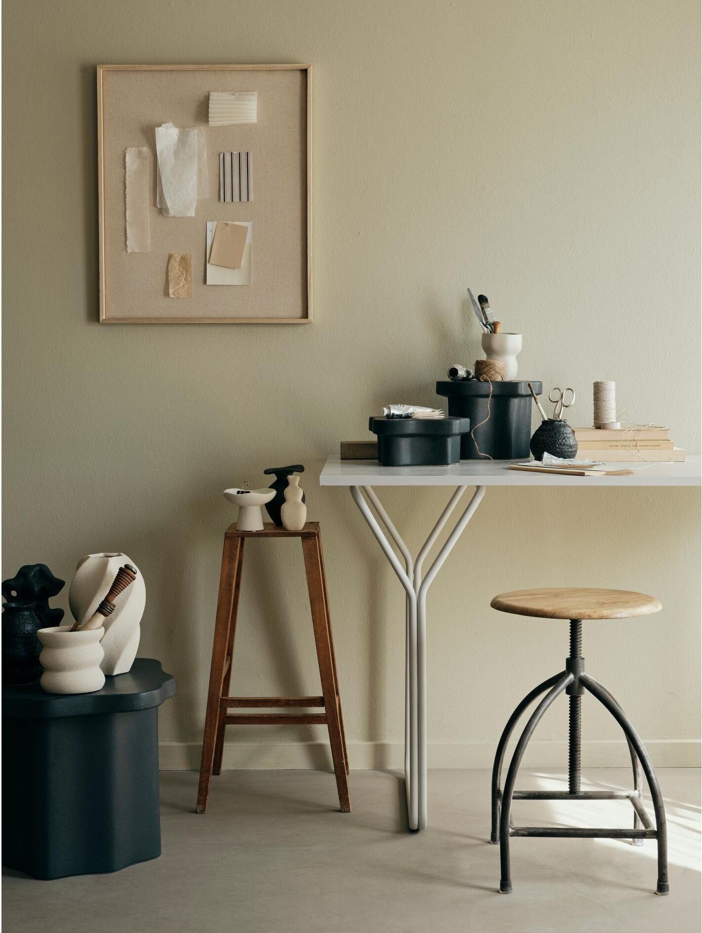 Broste Copenhagen "Broste Copenhagen Sire Eisen/Gusseisen/Stahl/Mango, Braun/Grau" braun anthrazit B/H/T: 33cm x 73cm x 33cm