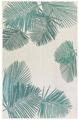 Trans Ocean Import Co Inc "Carmel Palm Rectangle Rug, 3'3"" x 4'11"", Turquoise"