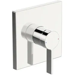 Hansa, Duscharmatur + Badewannenarmatur, Hansaloft Duscharmatur, Fertigmontageset, Unterputz, Rosette eckig, chrom, 87629003