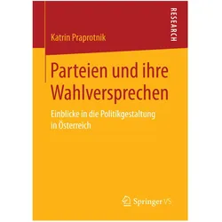 Parteien und ihre Wahlversprechen, Fachbücher von Katrin Praprotnik