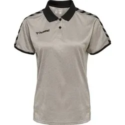 HUMMEL Damen Polo AUTHENTIC FUNCTIONAL, Größe S in Grau Grau