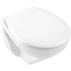 Villeroy und Boch O.novo Wand-WC-Combi-Pack 7667HR01 36x49cm, mit WC-Sitz, Direct Flush, weiß