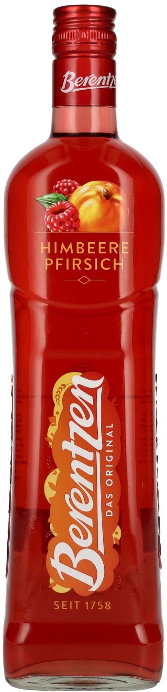 Berentzen Fruchtige Himbeere-Pfirsich Likör 16% Vol. 0,7l