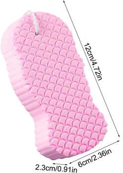 USA Free Shipping Shop GlowRenew Magic Exfoliating Bath Sponge For Smooth Skin And Deep Body Cleansing pink