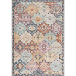 TEPPICH Outdoor Orientalisch LIMMAT Polypropylen Mehrfarbig 80 x 150 cm