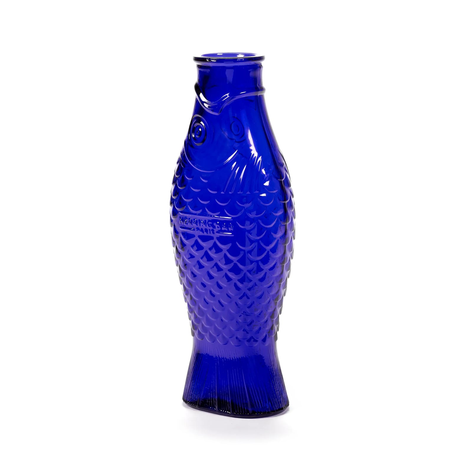 Serax Fish & Fish glazen karafe Cobalt blue 0,85 l