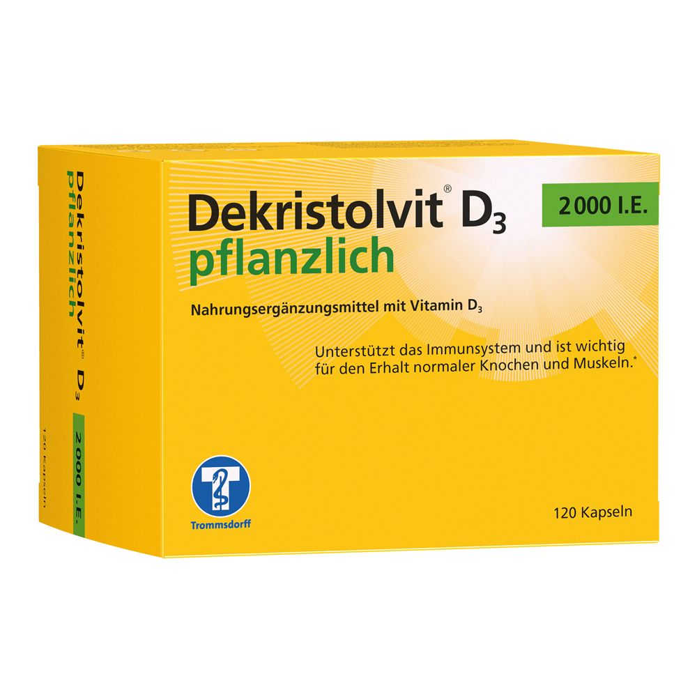 Dekristolvit D3 2000 I.e. pflanzlich Kapseln 120 St