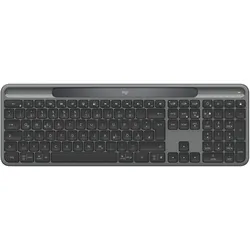 Logitech Signature Slim Solar+ K980 for Business kabellose Tastatur, QWERTZ - Deutsch, Graphite