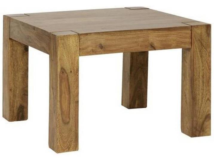 Mid.you Couchtisch, Sheesham, Holz, Sheesham, massiv, quadratisch, eckig, 60x40x60 cm, einfacher Aufbau, Holzmöbel, Holztische, Couchtische Holz