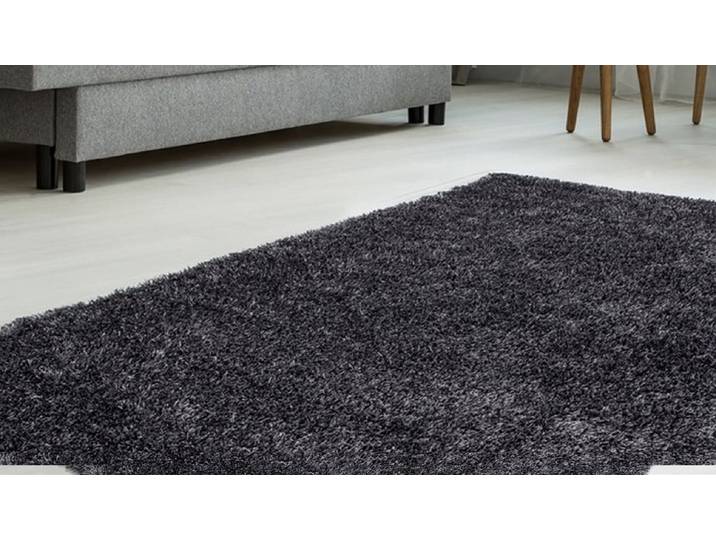 Hochflor-Teppich CALO-DELUXE Masada 900 , grau (anthrazit), B:120cm H:40mm L:170cm, Kunstfaser, Teppiche, Hochflor-Teppich, Wohnzimmer