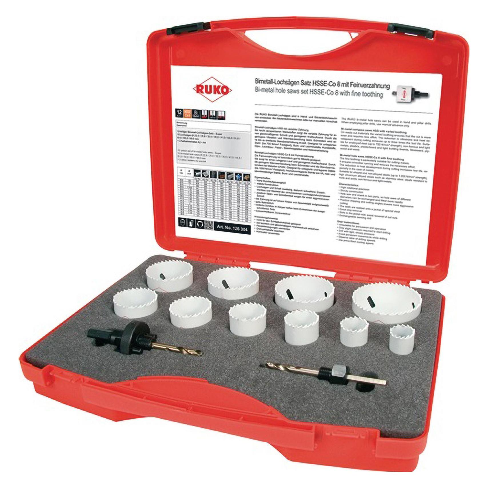 Ruko BimetallLochsägen HSS variabler Zahnung (126304)