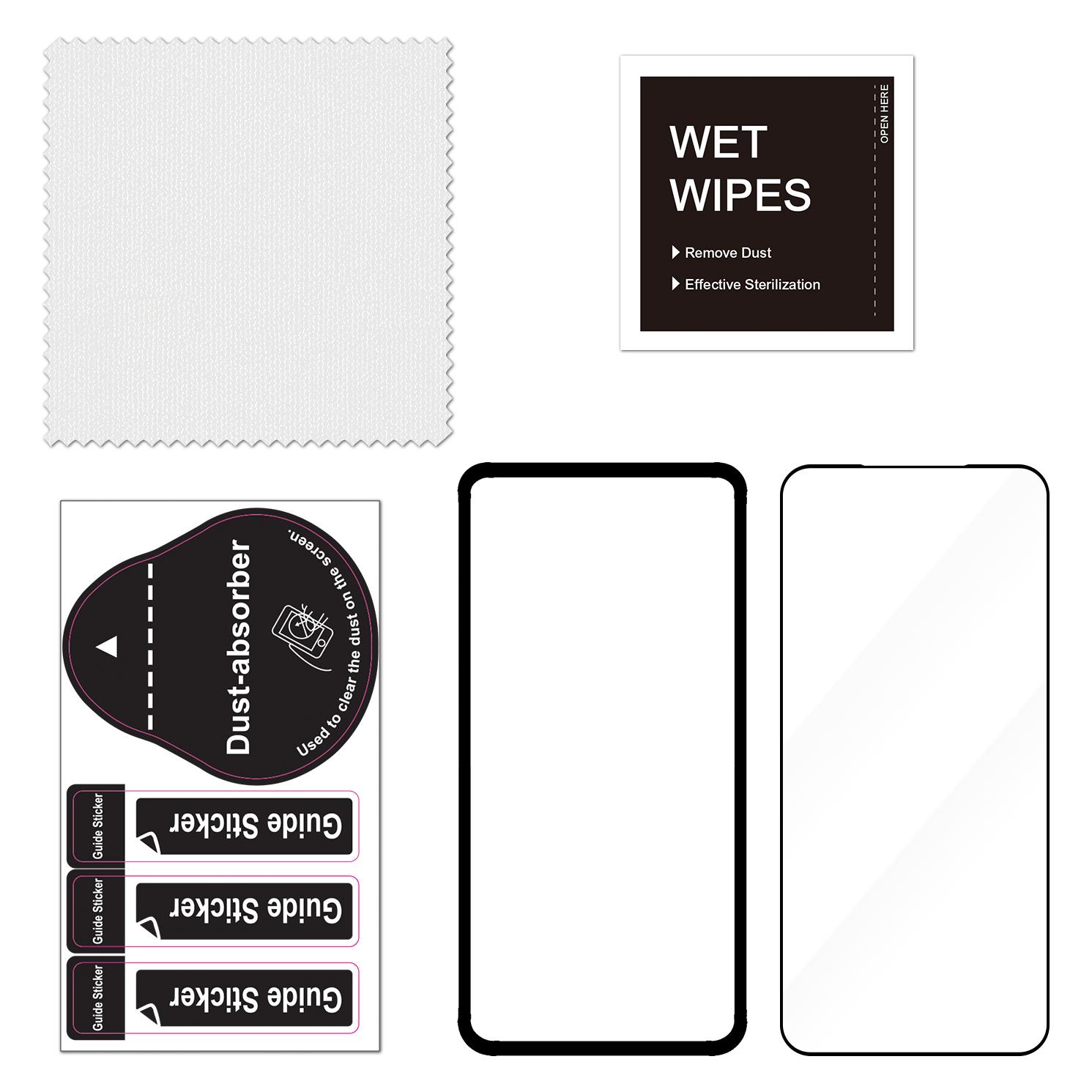 FoneKit Full Cover Screen Protector, Samsung Galaxy S25+ / S24+, black (1 Stk., Samsung Galaxy S24+, Samsung Galaxy S25+) (54182602)