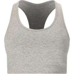 ENDURANCE Gillia Mid Support Yoga Sport-BH Damen 1005 - light grey melange XS