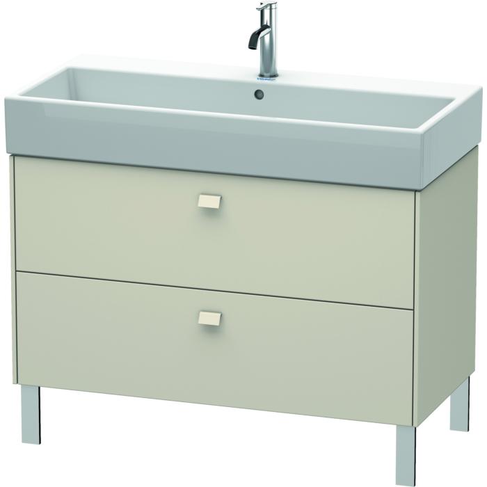 Duravit Brioso Waschtischunterbau BR443609191 984x459mm, Taupe, 2 Auszüge