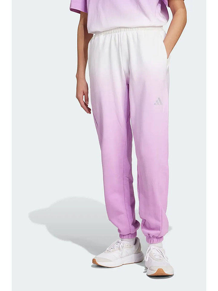 adidas Sweathose "All SZN Mid-Rise Dip-Dye" in Rosa - M
