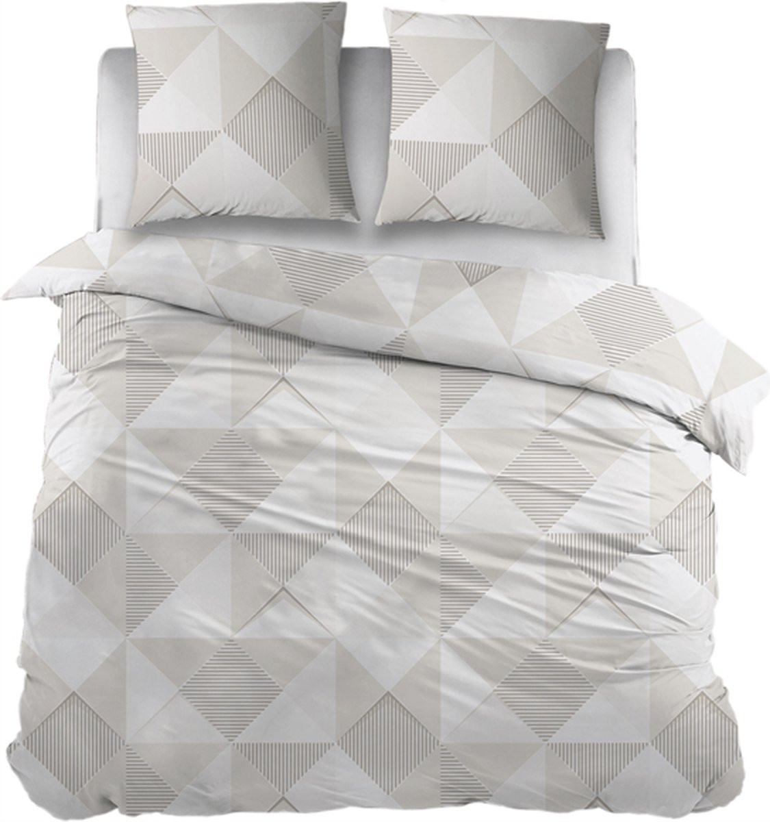 Snoozing Citrons Dekbedovertrek Tweepersoons Beige 200x220 cm