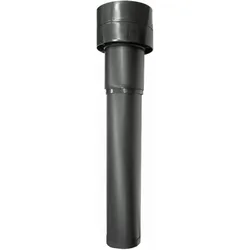 KG Wolf, Zubehör Belüftungstechnik, Dachdurchführung DN125 isoliert, L:1159mm, schwarz, für CWL