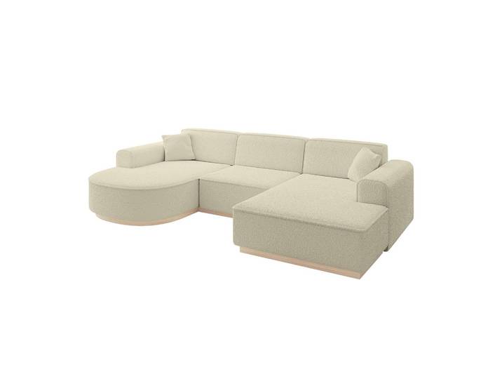 WOHNLANDSCHAFT ARRIO-U1 303x171x83 cm Creme