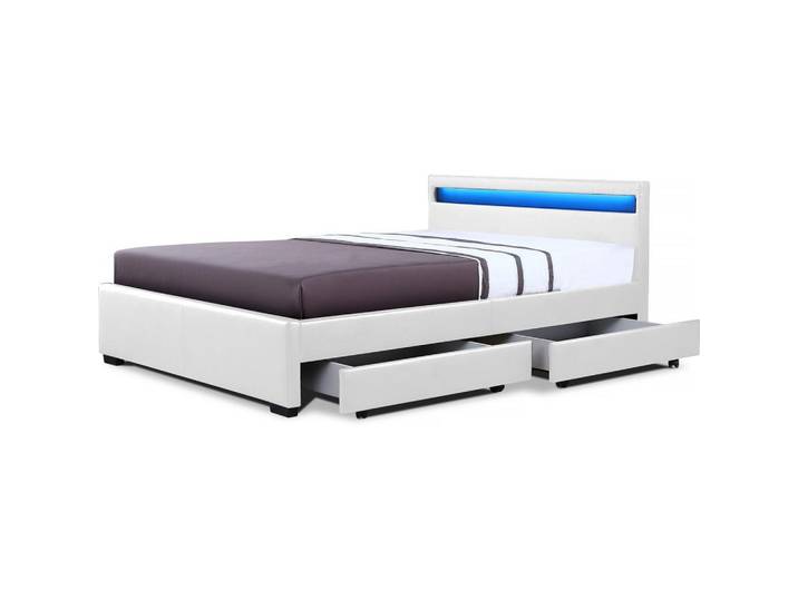 Habitat Garten Bett nico weiss, Weiß, 200x160 cm, Schlafzimmer, Betten, Polsterbetten