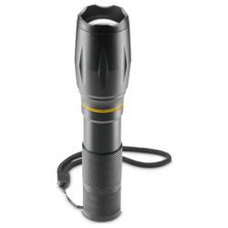 hama 00228620 LED-Taschenlampe W200, Batterien, Zoom, COB, Aluminium, 3 Modi