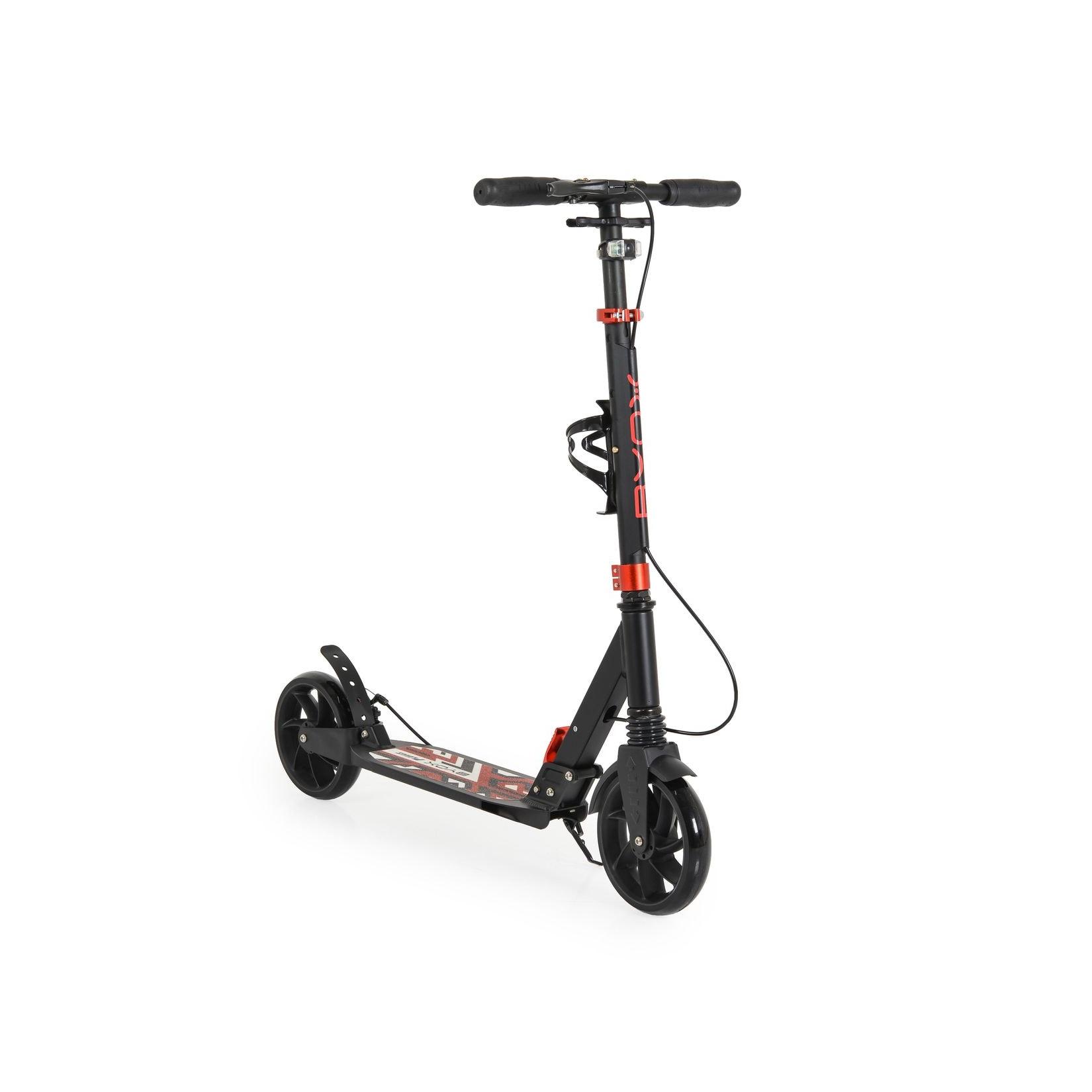 Byox Kinderroller Plexus klappbar Bremse Stoßdämpfer Flaschenhalter bis 100 kg black