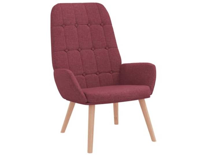 Makastle Relaxsessel Stoff Weinrot