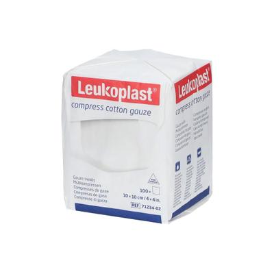 Leukoplast compress Cotton Gauze 10x10cm ste.8f 25x5 St Kompressen