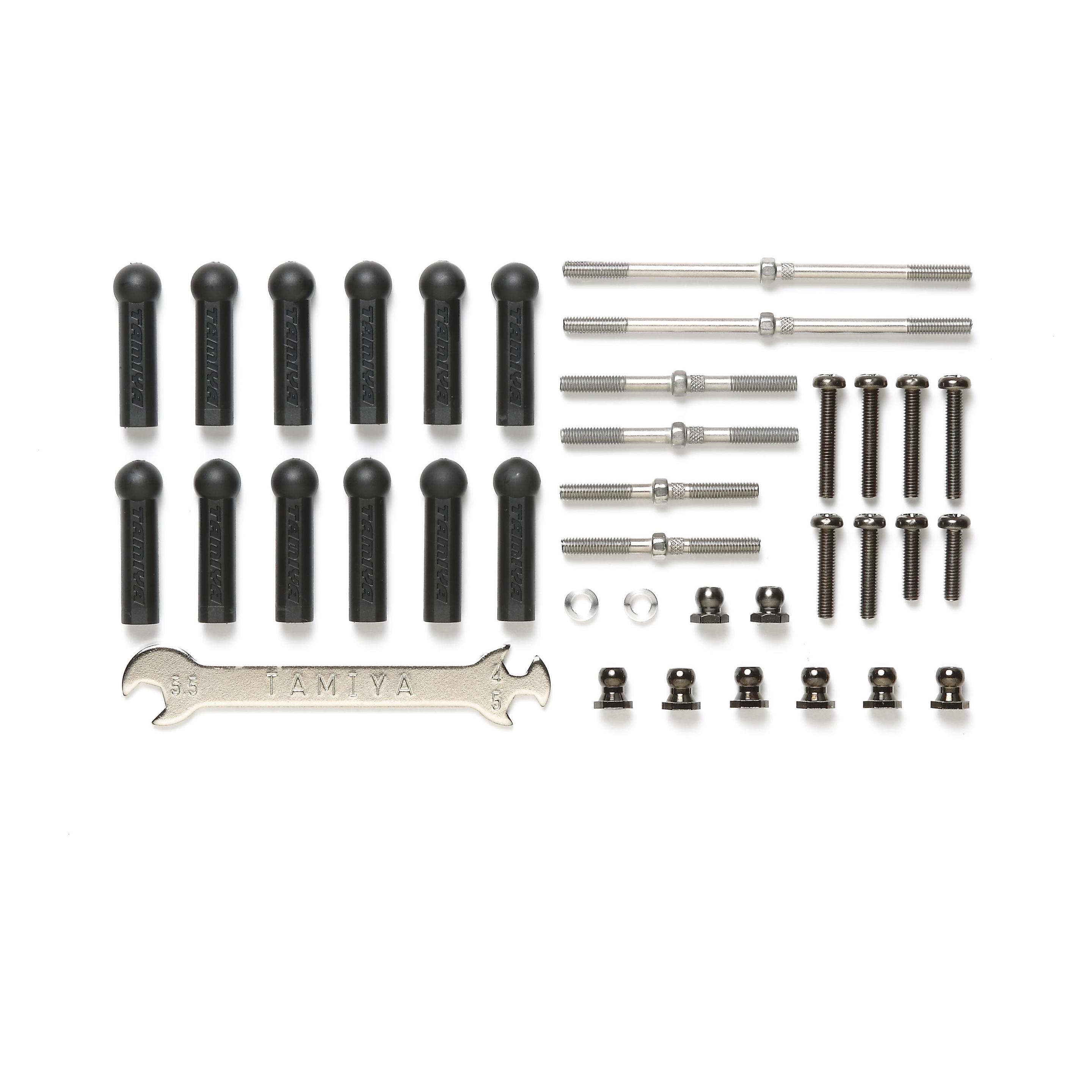 Tamiya DT-03 Li/Re Gewindestangen-Set einst.(6) (300054572)