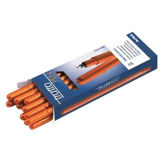 Tratto Technischer Stift Orange Fein 12 Stück(e) (12x) (830707)