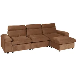 Carmen POKO Ecksofa – Zimt